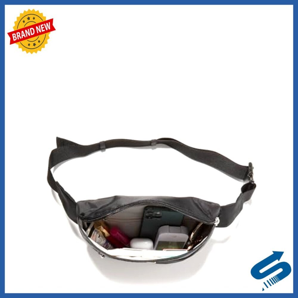 19x6" Crossbody Fanny Pack with RFID Protection & Adjustable Strap - Picture 7 of 7